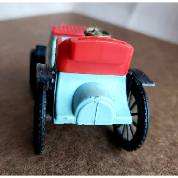 GAMA TOY DIECAST 2 Seater Light Blue Body Red Seat & White Canopy 1:46 W GERMANY - Picture 16 of 16